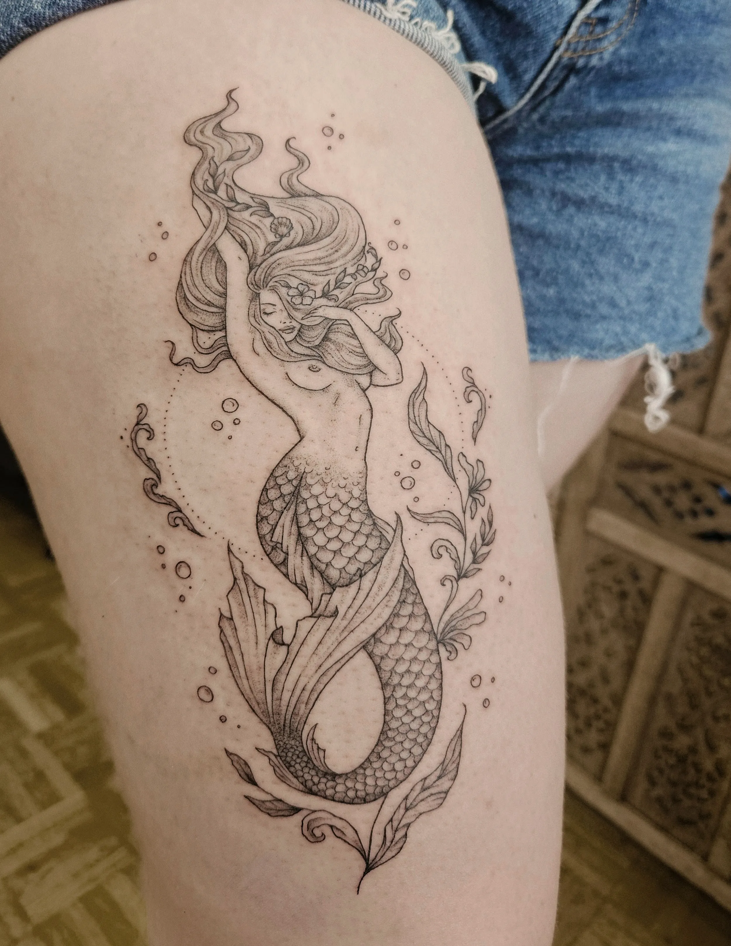 Individuelles Fineline-Tattoo